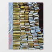 Unieke geschenken voor boekliefhebbers raamsticker (Vel)