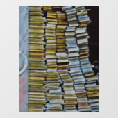 Unieke geschenken voor boekliefhebbers raamsticker (Vel)