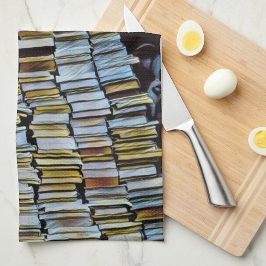 Unieke geschenken voor boekliefhebbers theedoek (Quarter Fold)