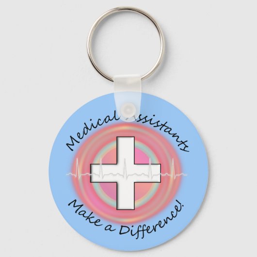 Unieke geschenken voor medisch assistent sleutelhanger (Voorkant)