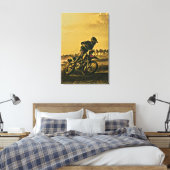 Unieke geschenken voor motorrijders canvas afdruk (Insitu (Slaapkamer))