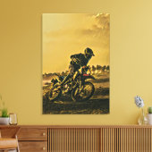 Unieke geschenken voor motorrijders canvas afdruk (Insitu (Woonkamer))