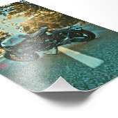 Unieke geschenken voor motorrijders foto afdruk (Hoek)