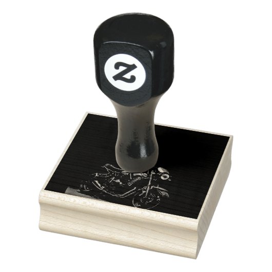 Unieke geschenken voor motorrijders rubberstempel (Stempel)