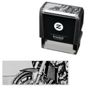 Unieke geschenken voor motorrijders  zelfinktende stempel (In situ)