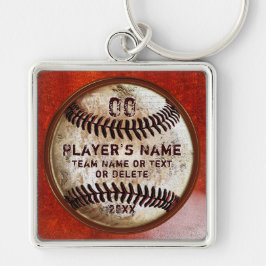 Unieke geschenken voor senior honkbal sleutelhange sleutelhanger