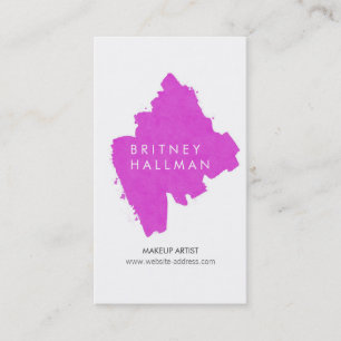 Unieke geschilderde Logo voor visagisten, beauty Visitekaartje