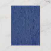 Unieke gewone, eenvoudige witte monogram visitekaartje (Achterkant)