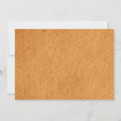 Unieke Gingerbread House Baby Ultrasound Zwangersc Aankondiging (Achterkant)