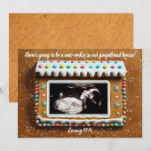 Unieke Gingerbread House Baby Ultrasound Zwangersc Aankondiging (Voorkant / Achterkant)