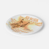 Unieke Giraffes Papieren Borden 7" Bordje (Gekanteld)