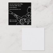 Unieke gitaarlessen Visitekaartjes (Voorkant / Achterkant)