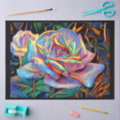 Unieke Glanzend Roos Art Dream Tissuepapier (Craft)