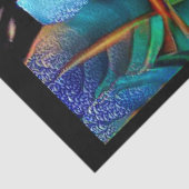 Unieke Glanzend Roos Art Dream Tissuepapier (Detail)