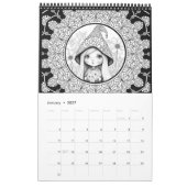 Unieke Gnome Mandala kleurstof Kalender (Jan 2027)