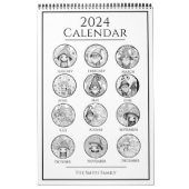 Unieke Gnome Mandala kleurstof Kalender (Hoes)