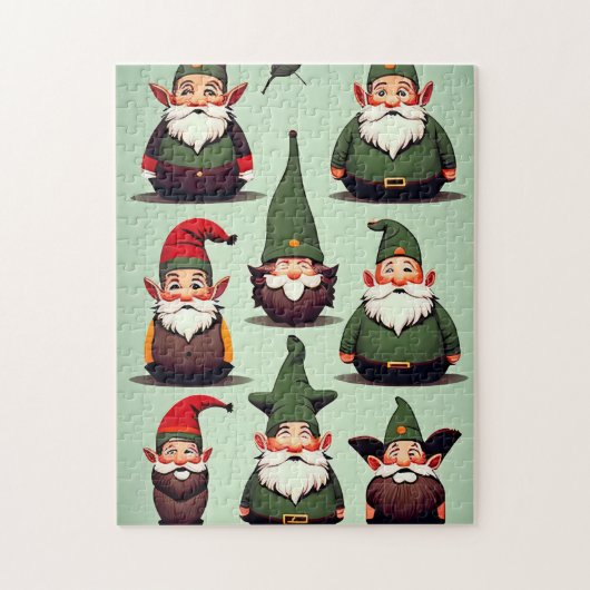 Unieke Gnomes Puzzel – 252 stuks (Verticaal)