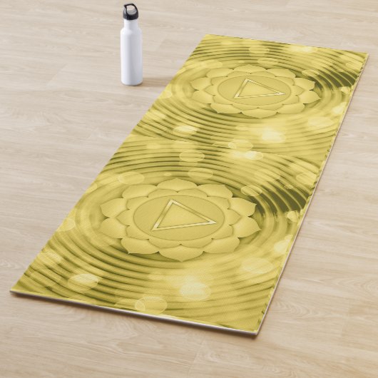 Unieke Gold Chakra Pattern Zen Meditation Yogamat (In situ)