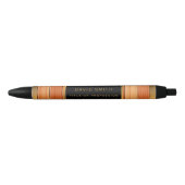 Unieke Gold Luxury Wood Blauwe Inkt Pen (Voorkant)