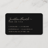 Unieke Golden American Bald Eagle Monogram Visitekaartje (Achterkant)