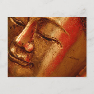 Unieke Golden Buddha-Design Briefkaart