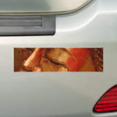 Unieke Golden Buddha-Design Bumpersticker (Op auto)