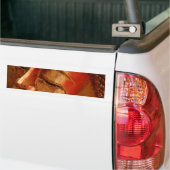 Unieke Golden Buddha-Design Bumpersticker (Op Truck)
