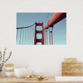 Unieke Golden Gate Bridge, San Francisco Foto Poster (Keuken)