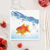 Unieke Goldfish Bowl Water Servet (Insitu)