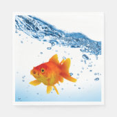 Unieke Goldfish Bowl Water Servet (Voorkant)