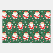 Unieke Golf Kerstvakantie Inpakpapier Vel (Voorkant)