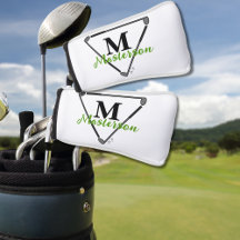 Unieke Golfclubs Groen op maat gemaakt monogram/na