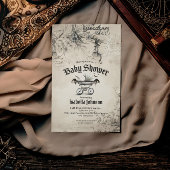 Unieke gotische &  Baby shower uitnodiging