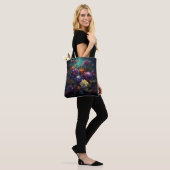 Unieke Gotische Bloemstuk Tote Tas (Op model)
