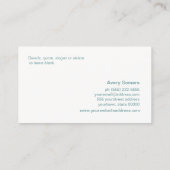 Unieke goudboom van de Therapist van de Adviseur v Visitekaartje (Achterkant)