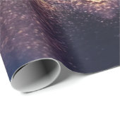 Unieke goudbruin Paars Abstract Cadeaupapier (Rol Hoek)