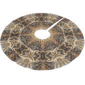 Unieke gouden decoratieve boomrok kerstboom rok (Gekanteld)