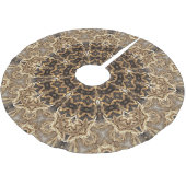 Unieke gouden decoratieve boomrok kerstboom rok (Gekanteld)