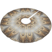 Unieke gouden decoratieve boomrok kerstboom rok (Gekanteld)