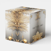 Unieke Gouden Decoratieve Vakantie Cadeaudoos Bedankdoosjes (Achterkant)