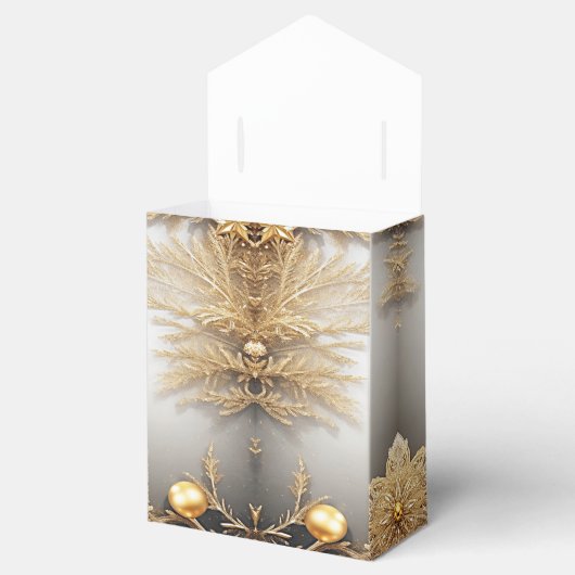 Unieke Gouden Decoratieve Vakantie Cadeaudoos Bedankdoosjes (Geopend)