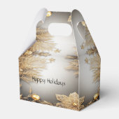 Unieke Gouden Decoratieve Vakantie Cadeaudoos Bedankdoosjes (Achterkant)