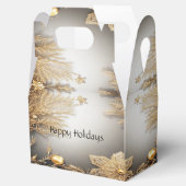 Unieke Gouden Decoratieve Vakantie Cadeaudoos Bedankdoosjes (Geopend)