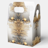 Unieke Gouden Decoratieve Vakantie Cadeaudoos Bedankdoosjes (Geopend)