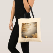 Unieke gouden decoratieve vakantie Canvas tas (Voorkant (product))