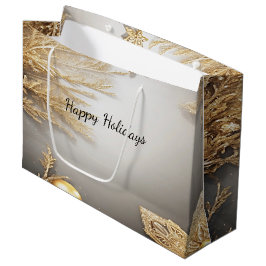 Unieke Gouden Decoratieve Vakantie Gift Bag Groot Cadeauzakje