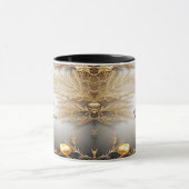 Unieke gouden decoratieve vakantie Mok (Midden)