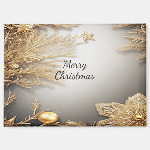 Unieke gouden decoratieve vakantiemagnet magneet