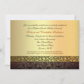 unieke gouden fotouitnodigingen ter gelegenheid va kaart (Achterkant)