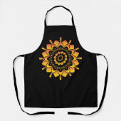 Unieke Gouden Mandala Ontwerp-95748 Schort (Voorkant)